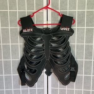 Adjustable Black Skelton Vest